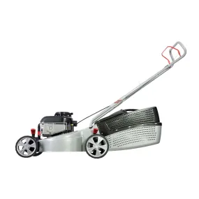 Cordless Lawnmower with 30 L Grass Catcher Bag, 20-30 mm Central Cutting Height, 9.6 kg, Includes 24 V 2 Ah Battery and Charger