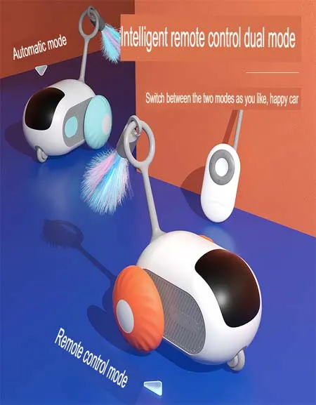Crazy-Joy Car, Remote Control Electric Cat Toy
