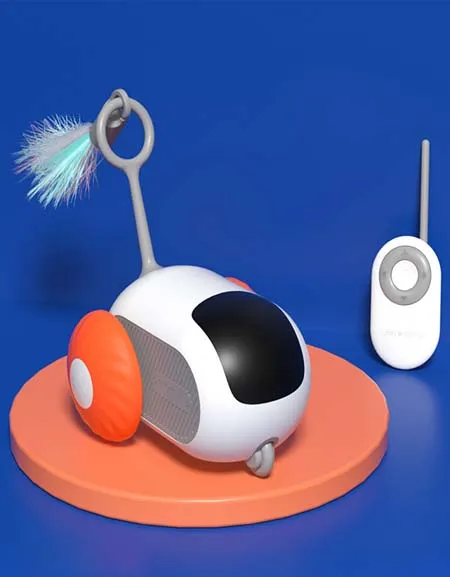 Crazy-Joy Car, Remote Control Electric Cat Toy