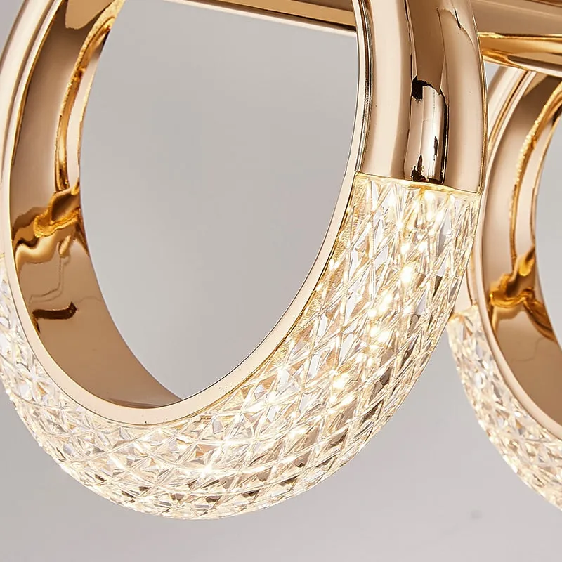 Crystal Loops Hanging Light – Illuminate in Style!