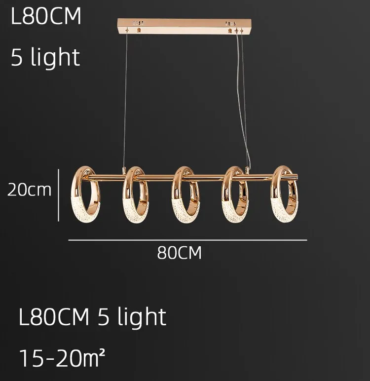 Crystal Loops Hanging Light – Illuminate in Style!