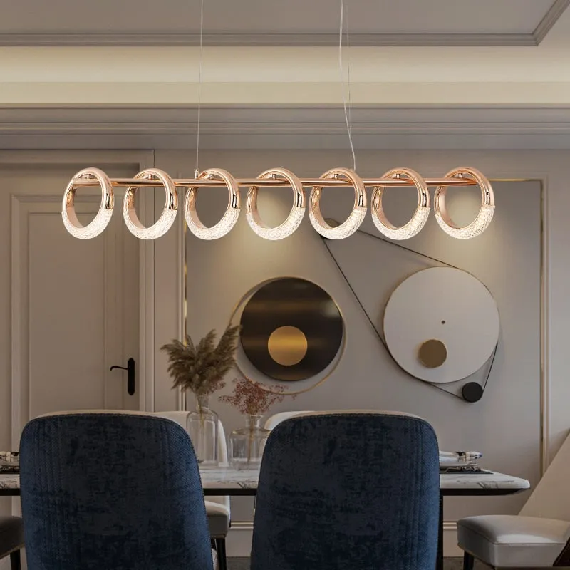 Crystal Loops Hanging Light – Illuminate in Style!
