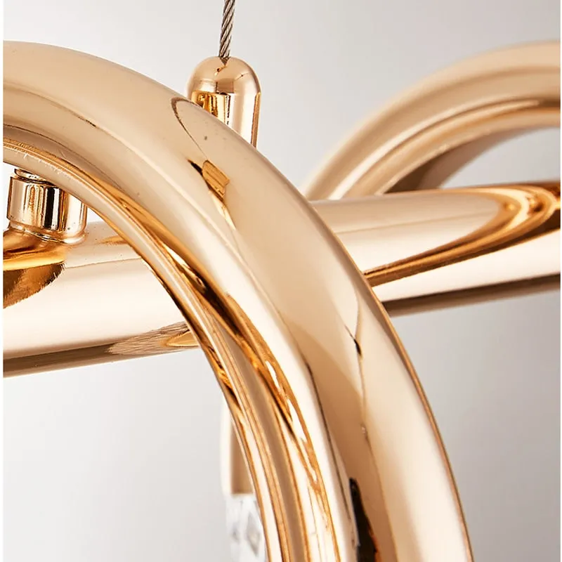 Crystal Loops Hanging Light – Illuminate in Style!