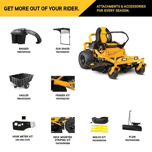 Cub Cadet ZT1 50 Ultima Residential Zero-Turn Mower (17AIEACL010)