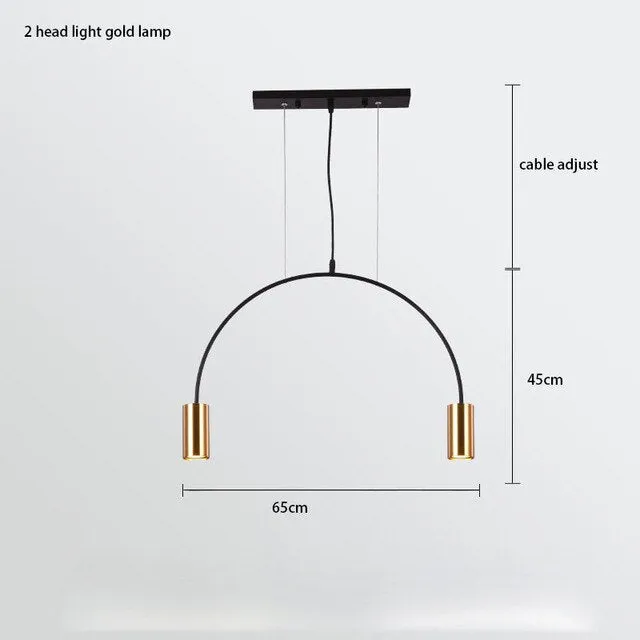 Curve Hanging Light - Illuminate in Style