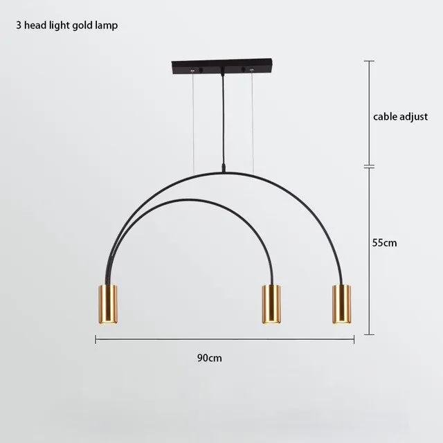 Curve Hanging Light - Illuminate in Style