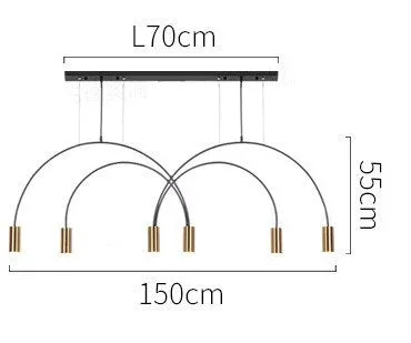 Curve Hanging Light - Illuminate in Style