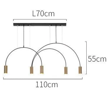 Curve Hanging Light - Illuminate in Style