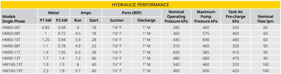 Davey HM60 Series Horizontal Multistage Pressure Pumps with Torrium2 Controller (Max 80LPM/690kPa)