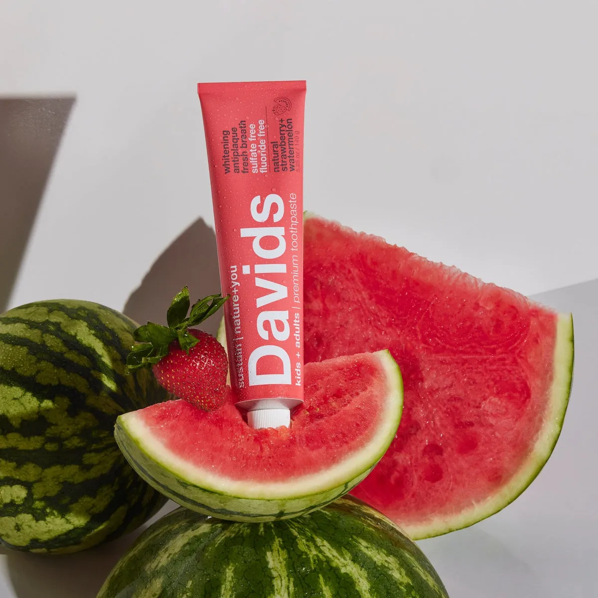 Davids Kids Adults Strawberry Watermelon toothpaste