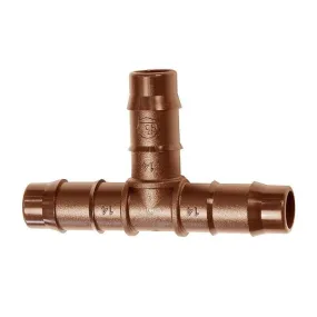 DB Tee 14mm (Brown) Suits Drip Line - 2 Pack
