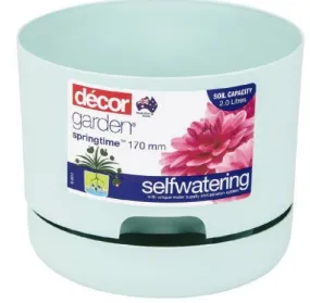 Décor Planter Springtime Round, 170mm, Mint