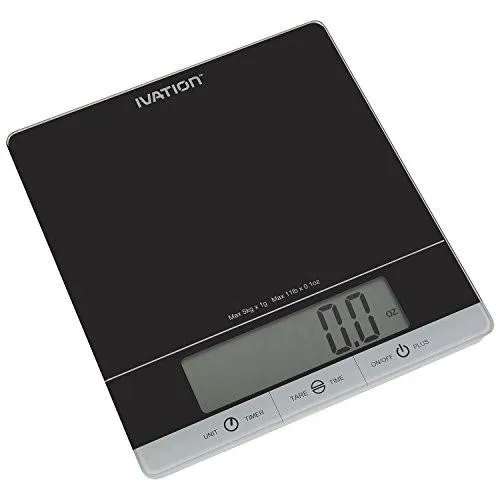 Digital Kitchen Scale W/Timer, Clock