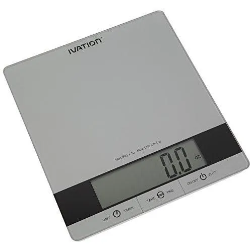 Digital Kitchen Scale W/Timer, Clock