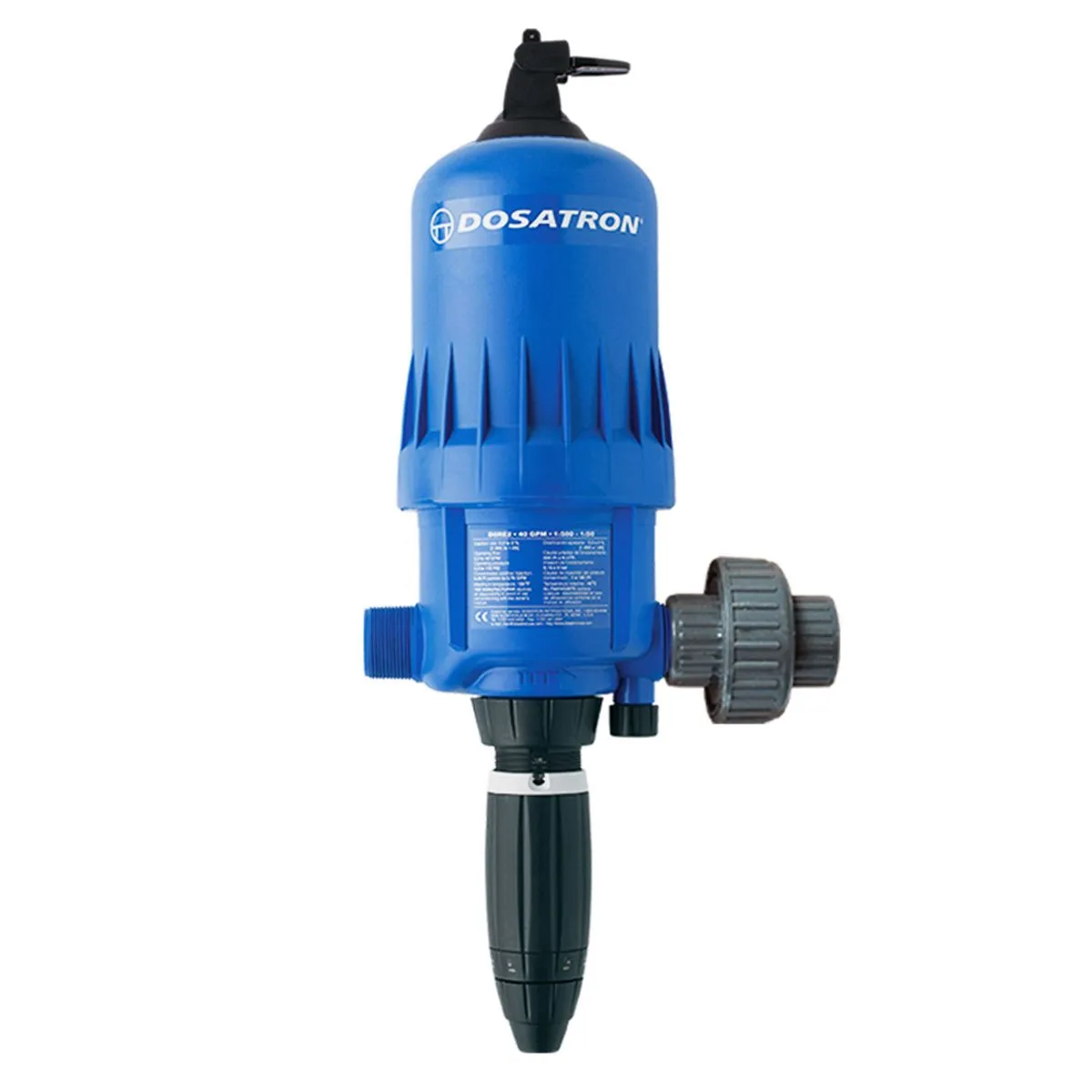 Dosatron HiFlo Series 1 1/2″ 40GPM (7.5-75mL) with Metal Piston