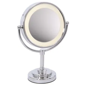 Eclipse Makeup Mirror Table Lamp Chrome