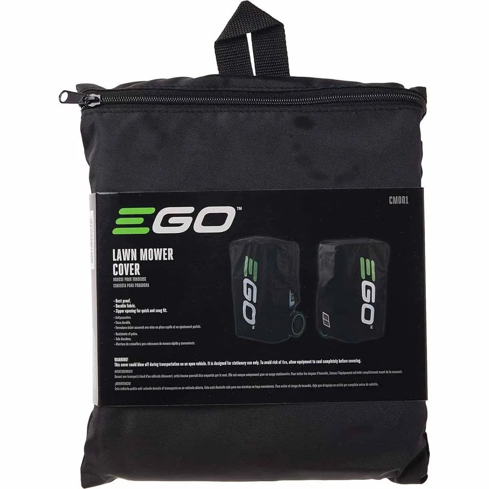EGO CM001 Protect Against Dust, Dirt and Debris, Durable Fabric Cover for Walk-Behind Mower, Black