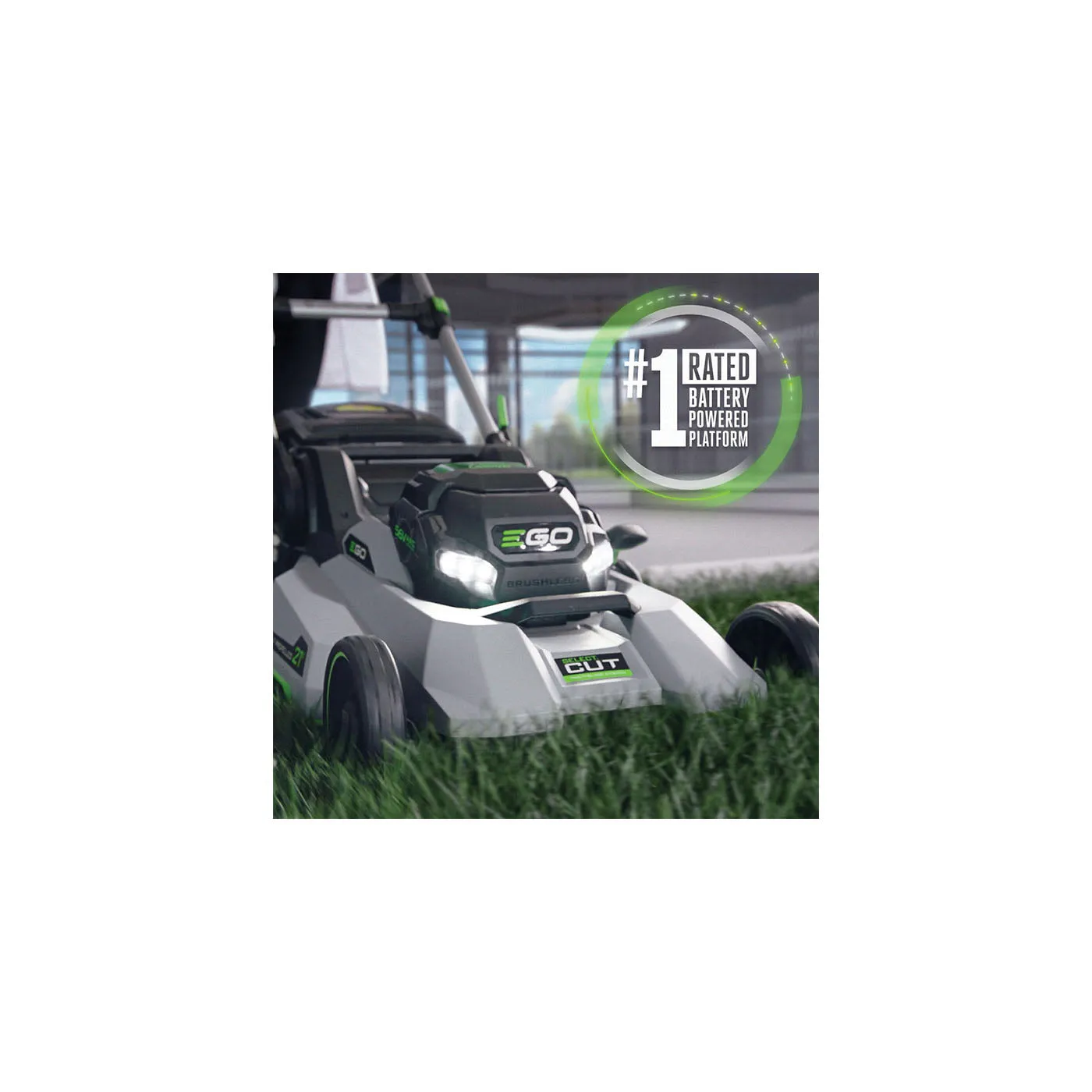 EGO LM2135SP Power  21" Select Cut Mower with Touch Drive Self-Propelled Kit (Includes Mower, G3 56V 7.5ah Battery, and Rapid Charger)