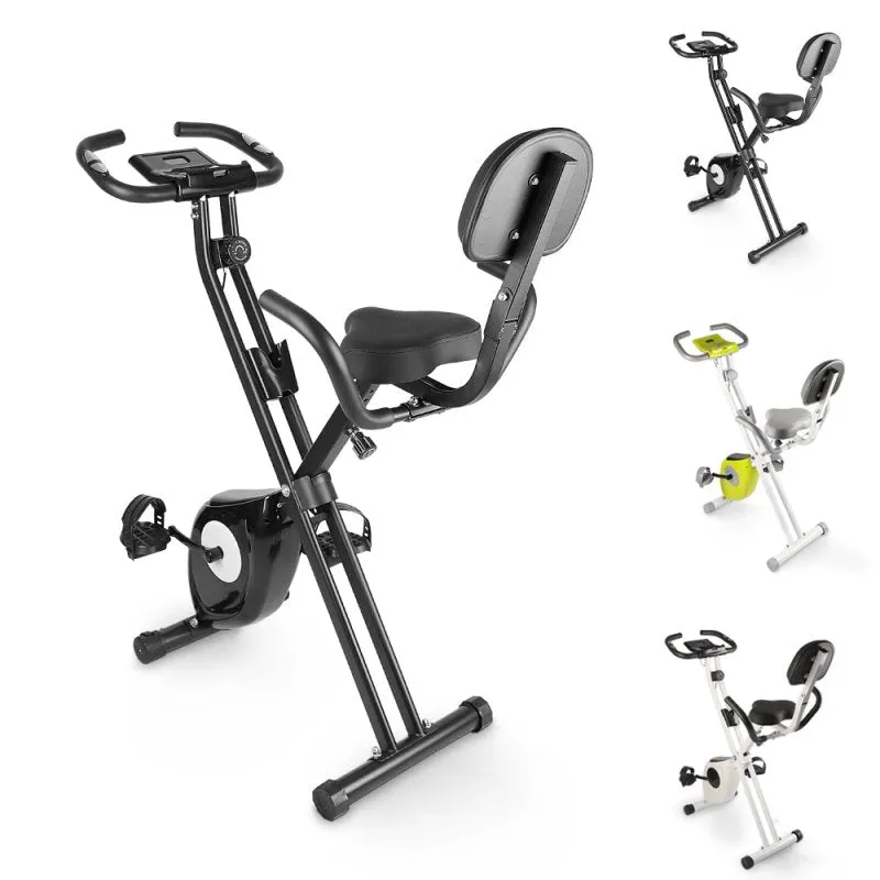 Exercise Bikes Fitness Bike Trainer LCD Display Pulse Sensor