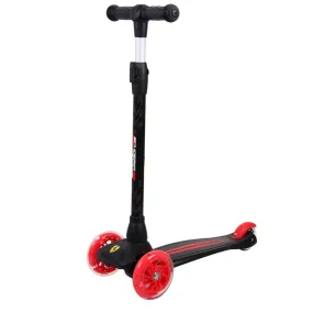 Ferrari Twist Scooter With Led Lights (Black)