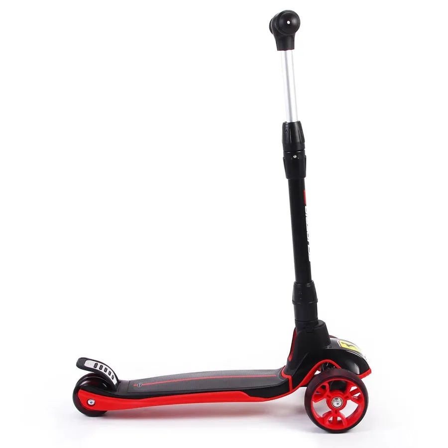 Ferrari Twist Scooter With Led Lights (Black)