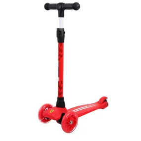 Ferrari Twist Scooter With Led Lights (Red)
