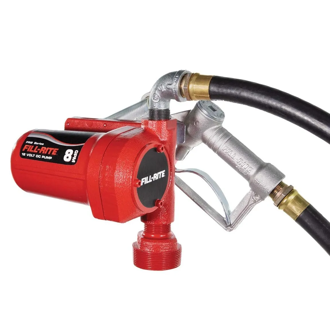 Fill-Rite 12V DC 8 GPM Fuel Transfer Pump with Nozzle