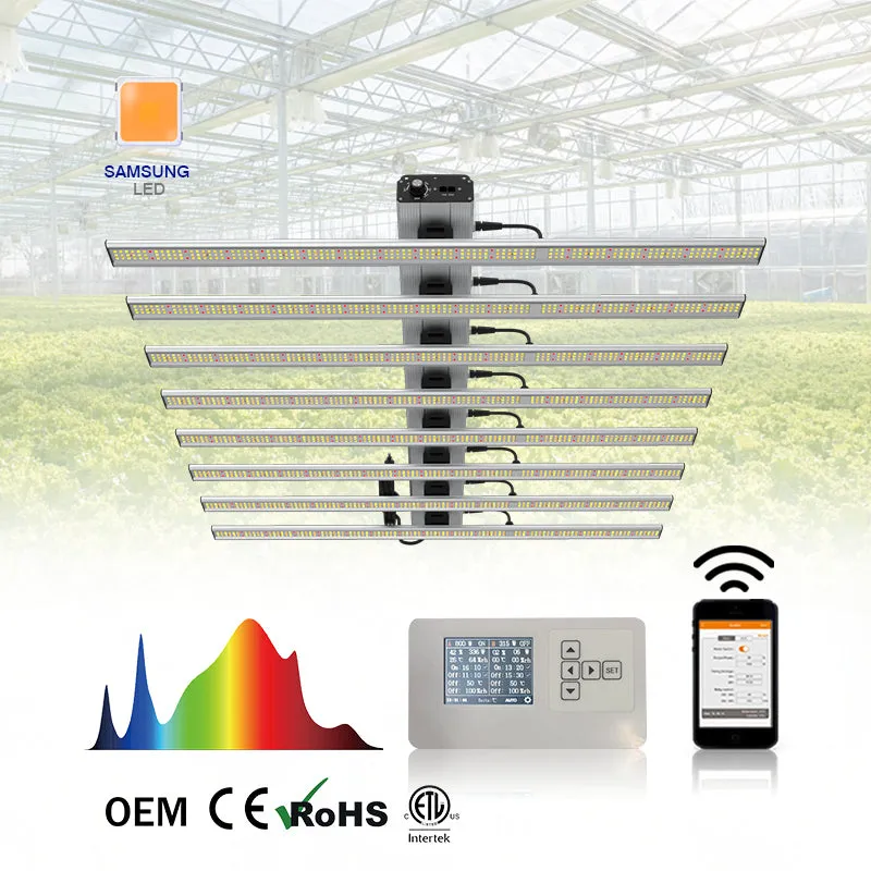 Full Spectrum Hanging LED Grow Light 650w (42"x 44") w/Hardware
