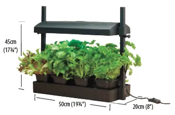 Garland Grow Light Garden - Black 11w
