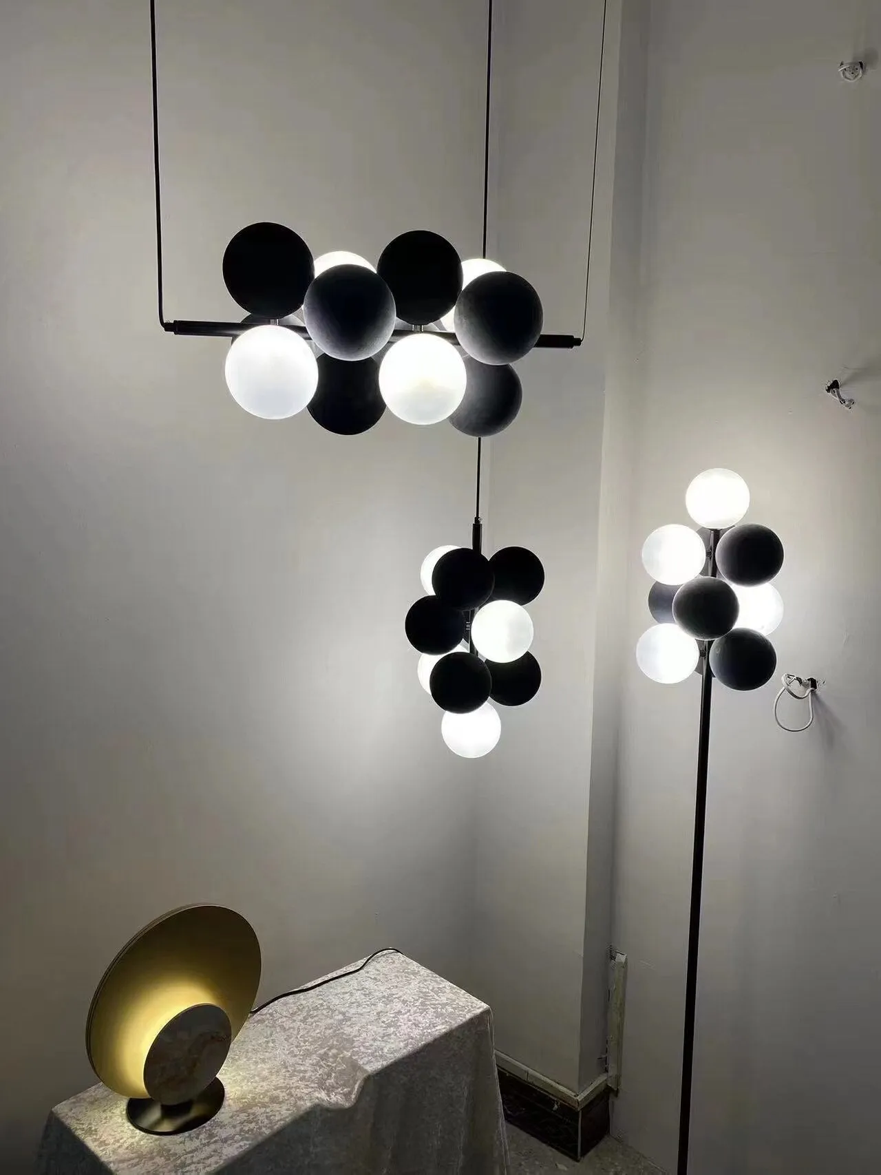 Glass Balls Chandeliers: Stunning Grapes Lighting Fixtures