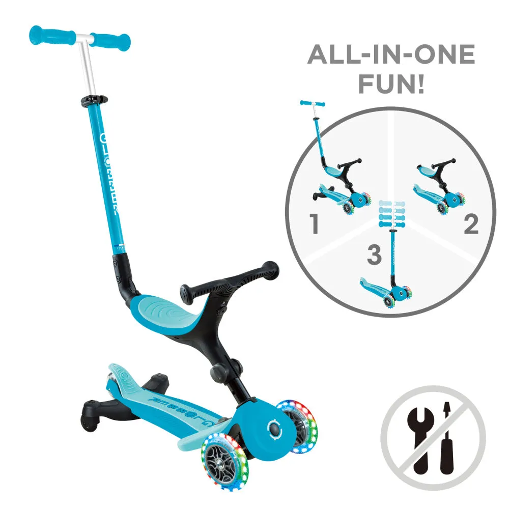 Globber Go Up Active Lights 360 Foldable Scooter