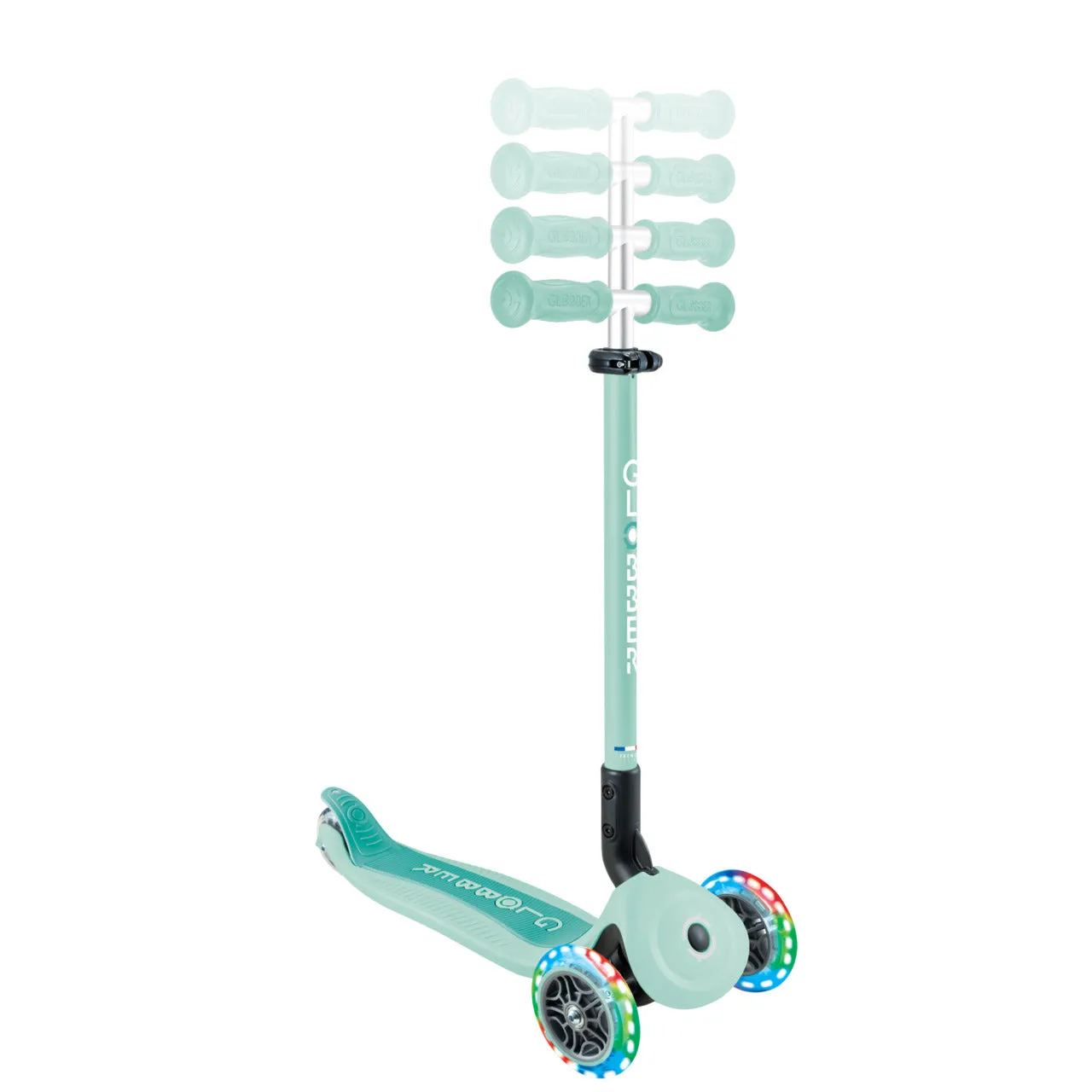 Globber Go Up Active Lights - Mint/Dark Mint