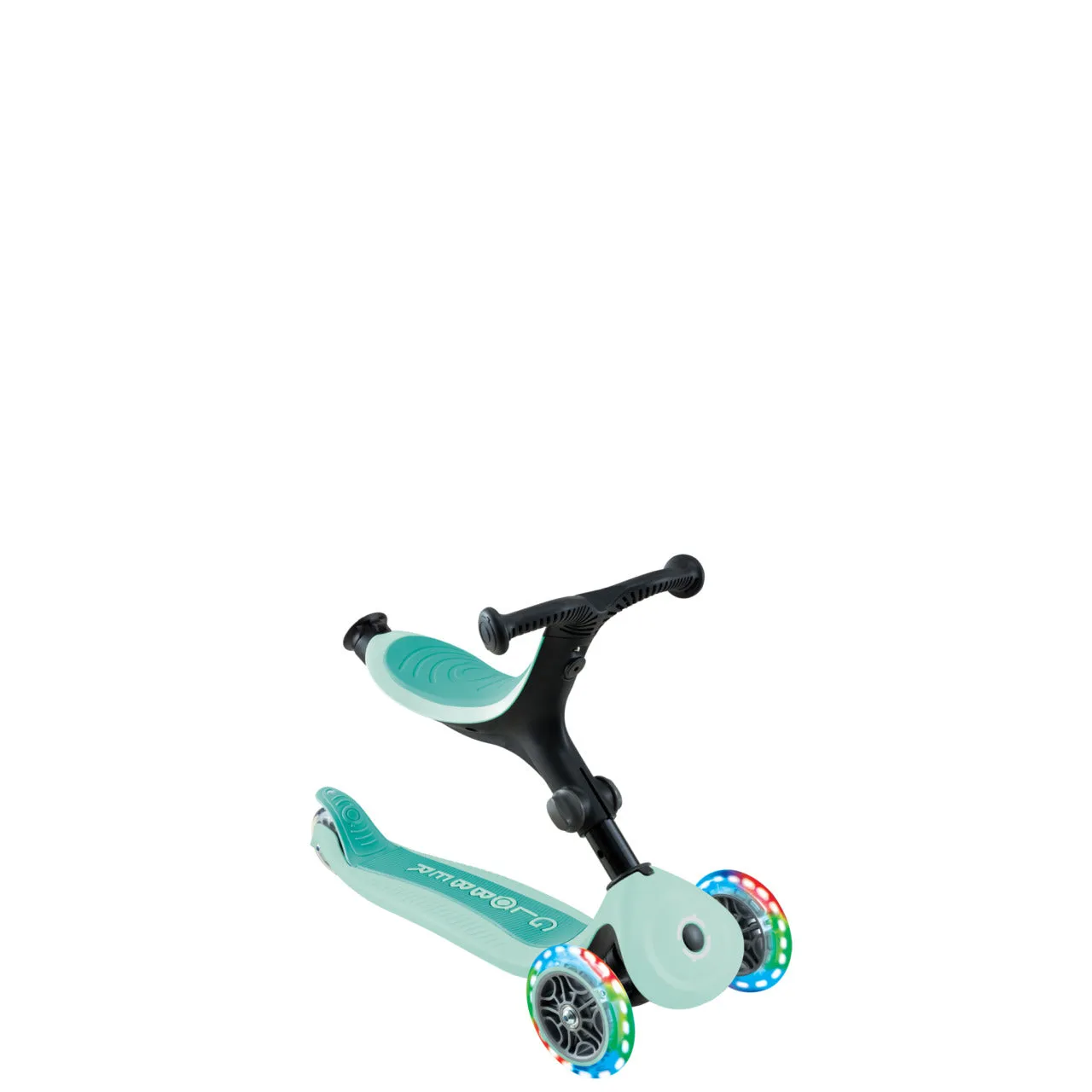 Globber Go Up Active Lights - Mint/Dark Mint