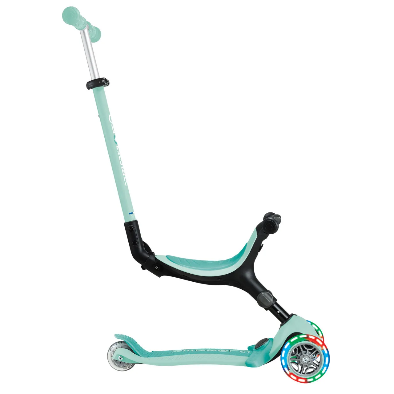 Globber Go Up Active Lights - Mint/Dark Mint