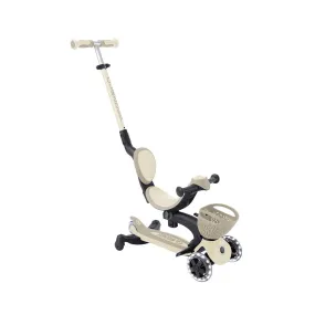 Globber Go-Up Baby 360 Lights Scooter - Taupe