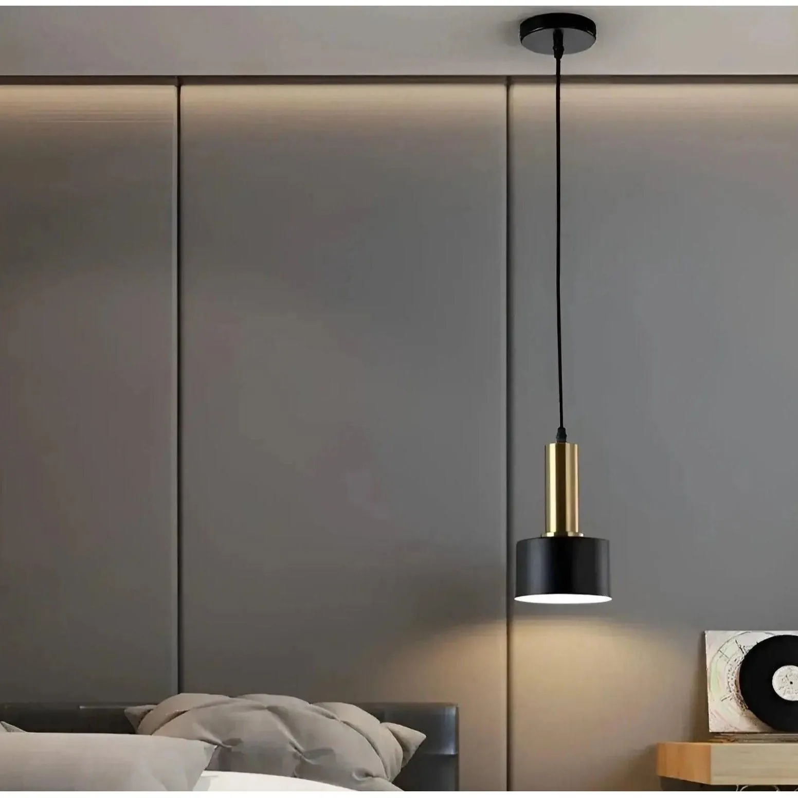 GoldGlow Lights - Nordic Gold Luxus Pendelleuchte LED