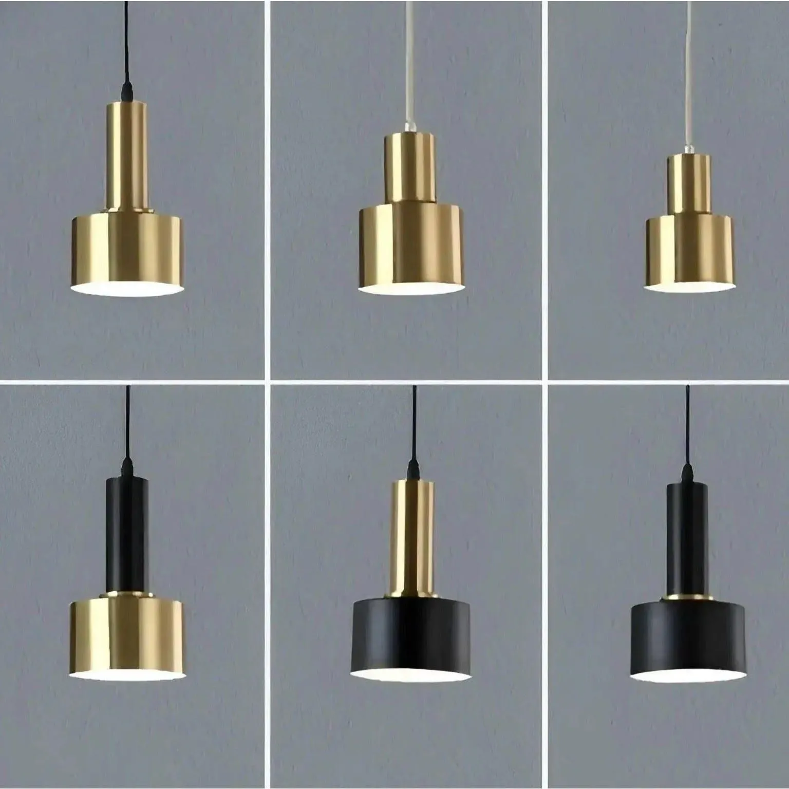GoldGlow Lights - Nordic Gold Luxus Pendelleuchte LED