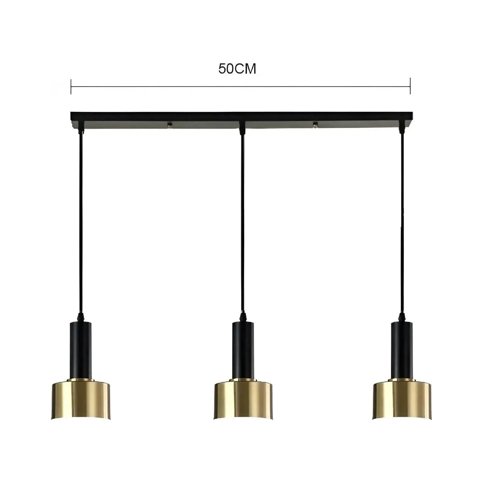 GoldGlow Lights - Nordic Gold Luxus Pendelleuchte LED