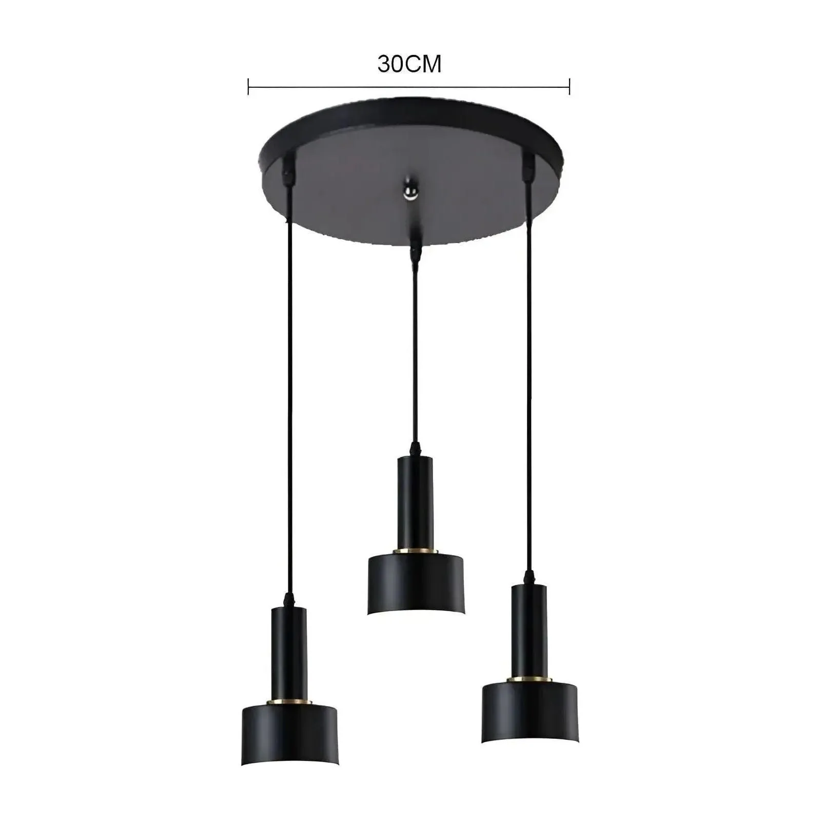 GoldGlow Lights - Nordic Gold Luxus Pendelleuchte LED