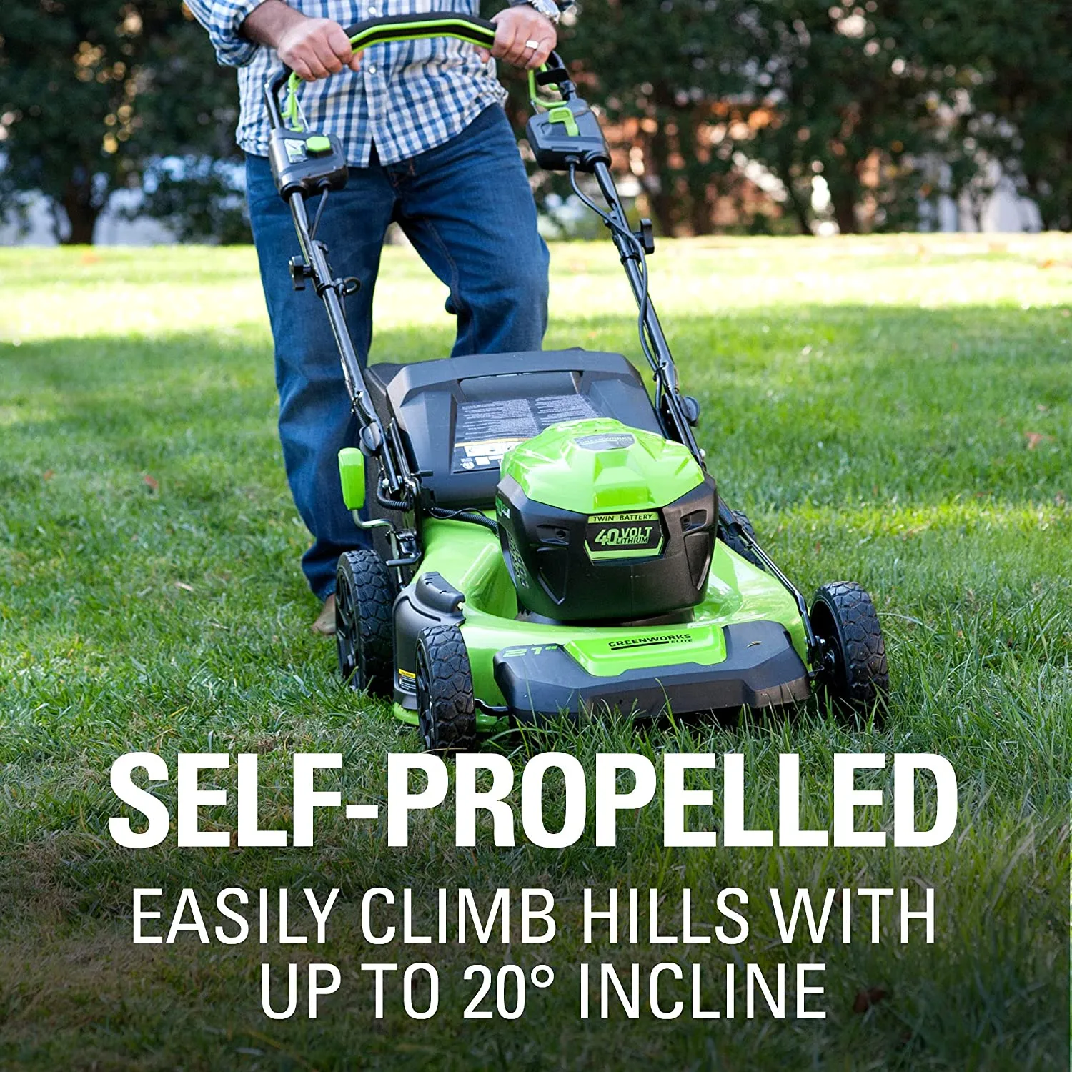 Greenworks 40V 6.0Ah 21" BL Mower with Battery