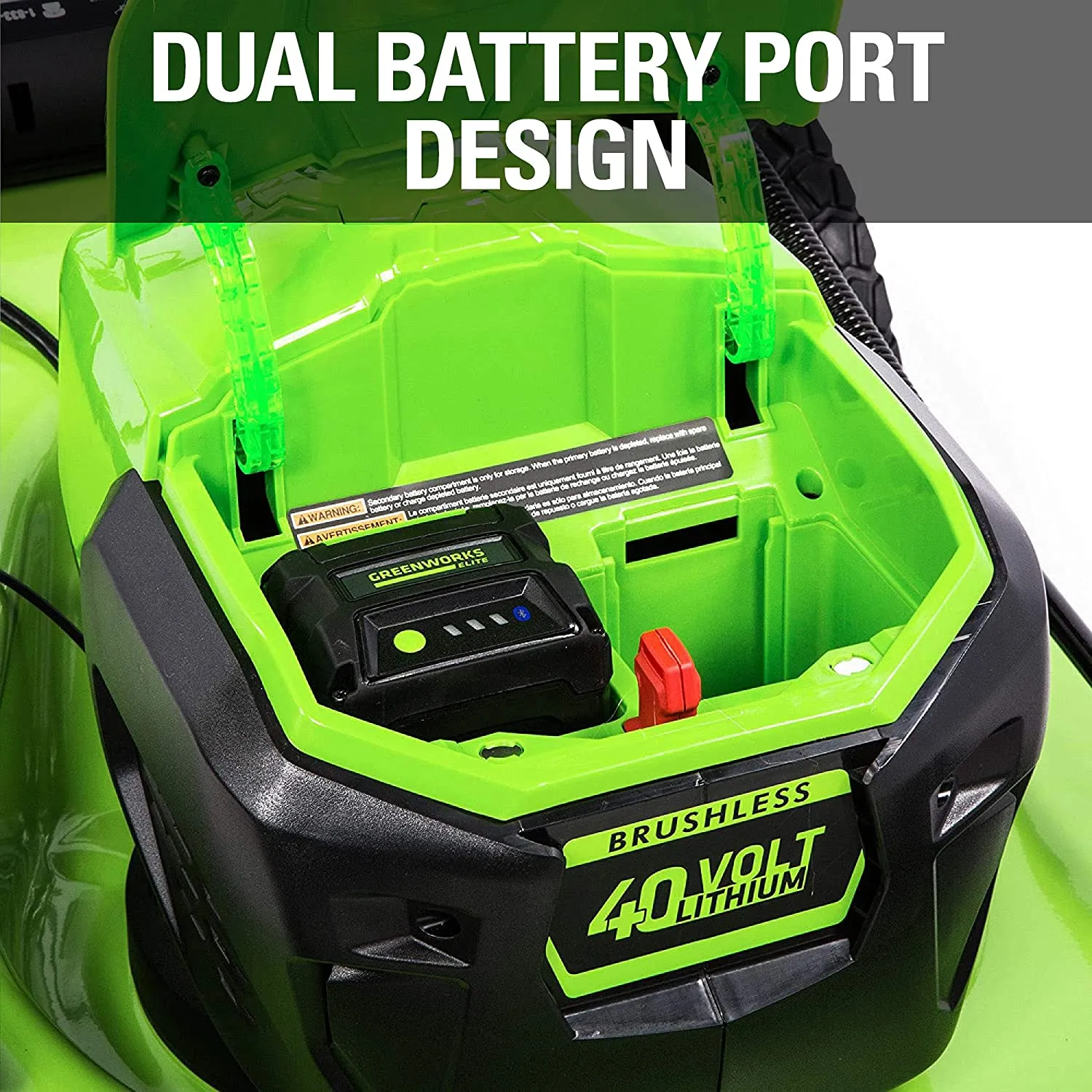 Greenworks 40V 6.0Ah 21" BL Mower with Battery