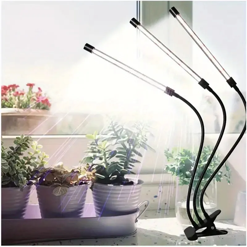 Grow Lights for Seed Starting Auto ON & Off Full Spectrum LED Plant Lights with Timer