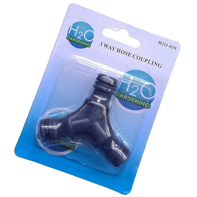 H20 Garden Hose Coupling 3 Way Split Water Flow