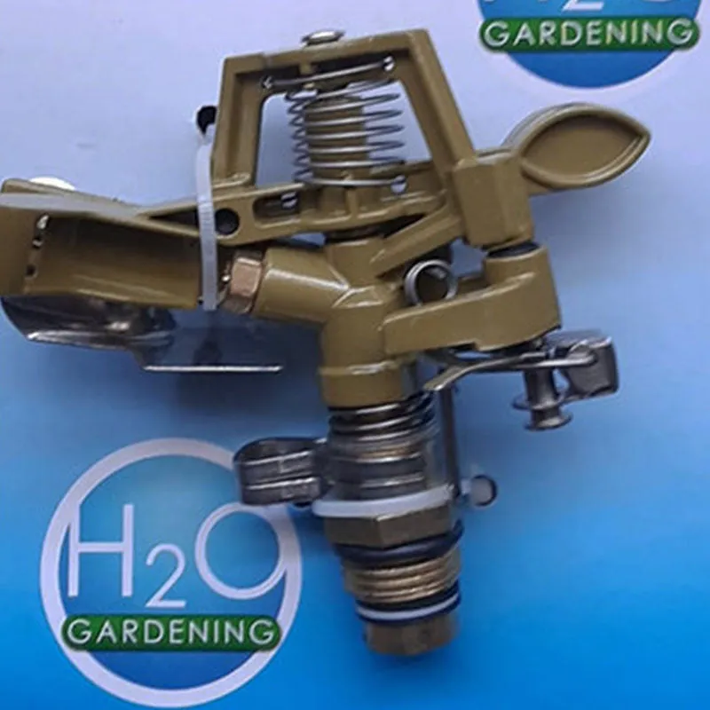 H20 Garden Sprinkler Impulse Heavy Duty Metal Head Adjustable