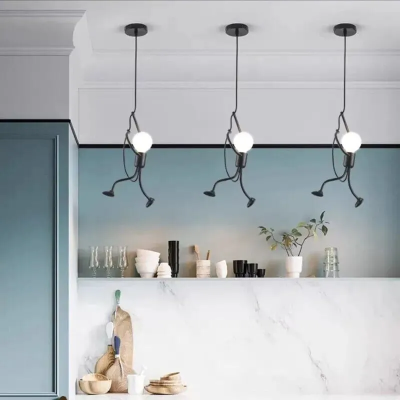 Hangman Climbing Pendant Lamp