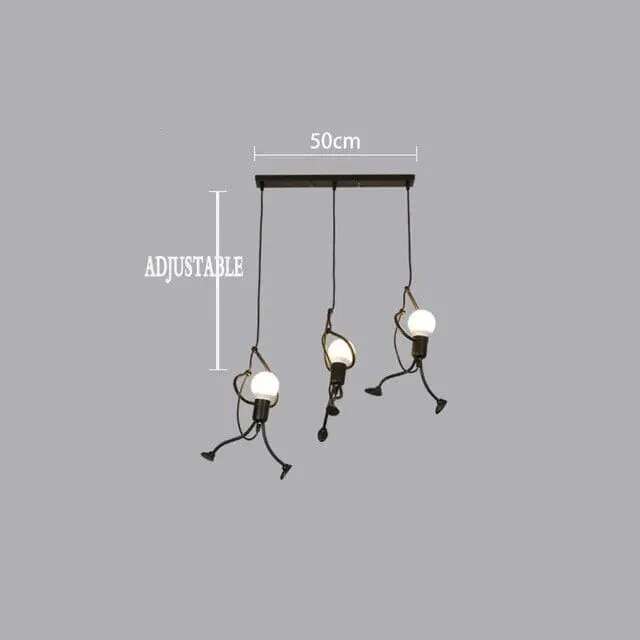 Hangman Climbing Pendant Lamp
