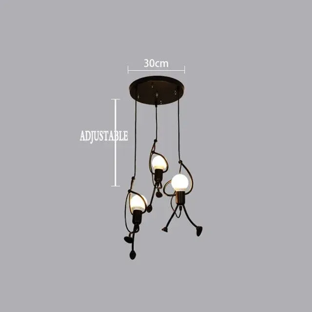 Hangman Climbing Pendant Lamp