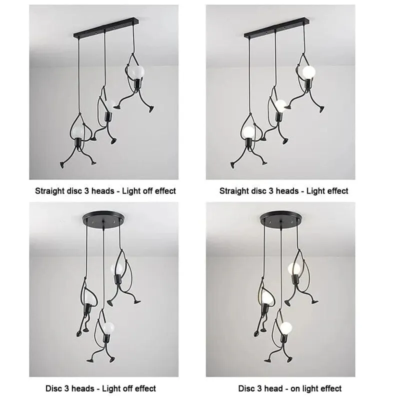 Hangman Climbing Pendant Lamp