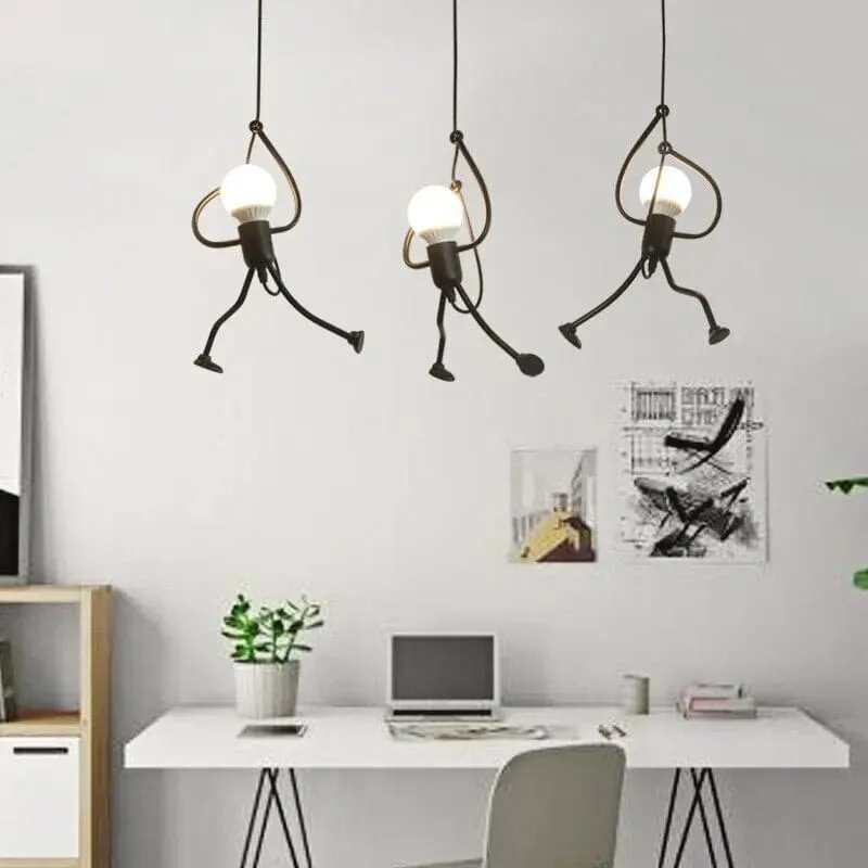 Hangman Climbing Pendant Lamp