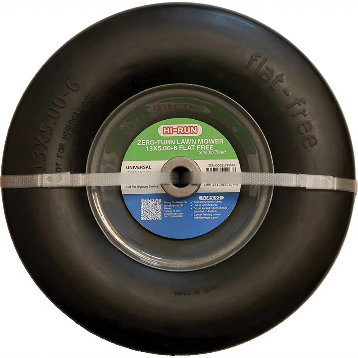 Hi-Run Smooth Flat Free Mower Tire Wheel Assemblies